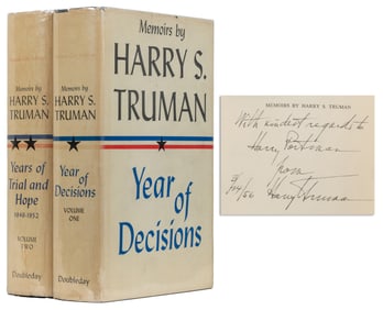 TRUMAN, Harry S. (1884-1972). Memoirs: Year of Decisions / ...
