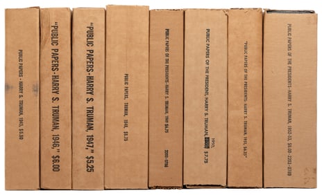 TRUMAN, Harry S. (1884-1972). Public Papers of the Presiden...