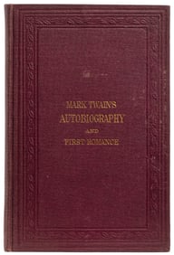 TWAIN, Mark (1835-1910). Mark Twain’s (Burlesque) Autobiogr...