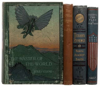 VERNE, Jules (1828-1905). Group of 4 First American Edition...