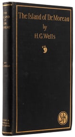 WELLS, H. G. (1866-1946). The Island of Doctor Moreau. A Po...