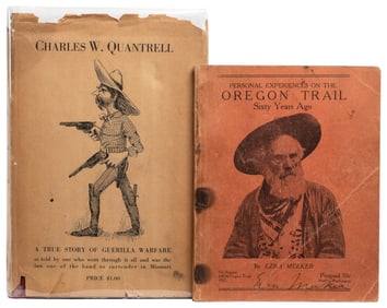 [WESTERN AMERICANA]. Pair of Uncommon Nonfiction Books, inc...