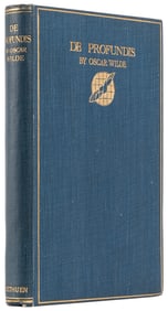 WILDE, Oscar (1854-1900). De Profundis. London: Methuen and...