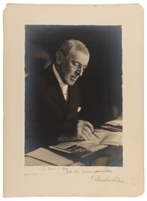 WILSON, Woodrow (1856-1924). Inscribed Photograph. July 7 -...