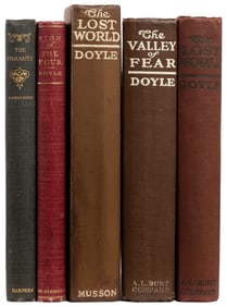 DOYLE, Arthur Conan (1859-1930). Group of 5 Early Novels or...