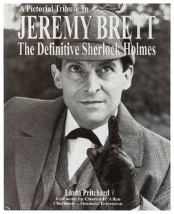 [BRETT, Jeremy (1933-1995), subject]. PRITCHARD, Linda. An ...: [BRETT, Jeremy (1933-1995), subject]. PRITCHARD, Linda. An archive of 54 photos used for her Book, &#8220;A Pictorial Tribute to Jeremy Brett The Definitive Sherlock Holmes&#8221;. [London: ca. 2000-2