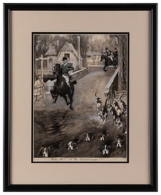 PAGET, Sidney (British, 1860-1908). “Tally Ho” at the Hippo...