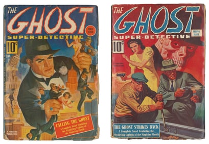 [PULPS]. The First Two Issues of “The Ghost Super-Detective...