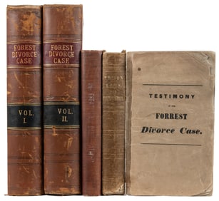[TRUE CRIME]. Group of 4 First Editions in 5 Volumes. [V.p....