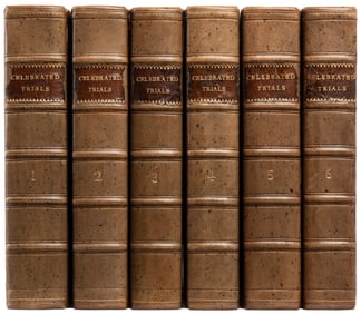 [TRUE CRIME]. [FINE BINDINGS]. [BORROW, George (1803-1881),...
