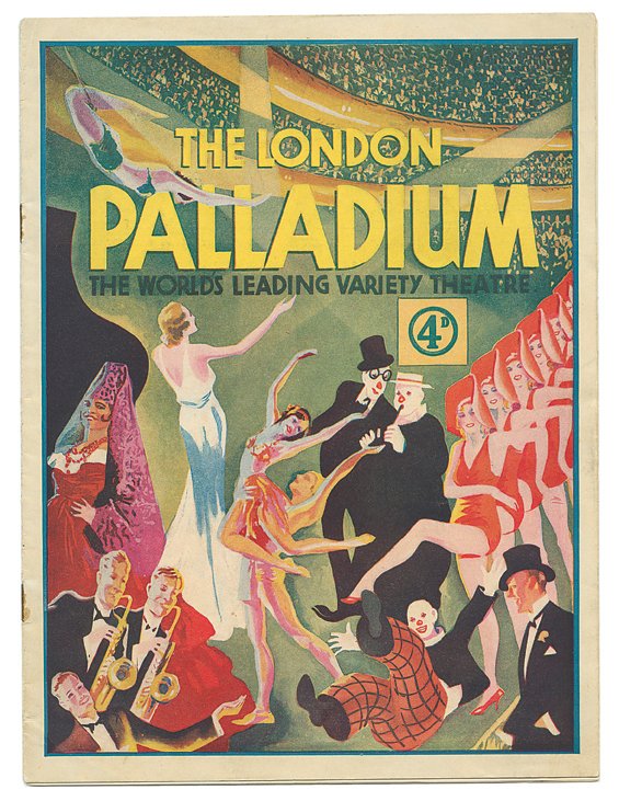 [Programs] Archive of 15 Cardini programs.: [Programs] Archive of 15 Cardini programs. Spanning the 1920s – 60s, and including colorful examples for shows at the London Palladium, Hotel Biltmore, The Lambs Club, S.A.M. Benefit Show (1934), B.