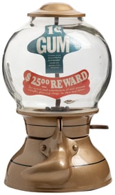 Bluebird Twirl Chute 1 Cent Gum Vendor. Bluebird Products C...