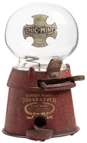 Chic-Mint Gum Co. 1 Cent Vendor. Wilmington, Del., ca. 1915...
