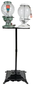 Columbus Coin-Operated Gumball Machines on Stand. Columbus ...
