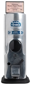 Femachen Radio Vender 1 Cent Machine. Circa 1930s. Aluminum...