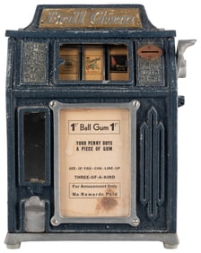 Groetchen 1 Cent Ball Gum Trade Stimulator / Vendor. Circa ...
