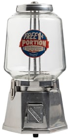 Hawkeye 1 Cent “Bell Ringer” Gumball Machine. Des Moines: H...