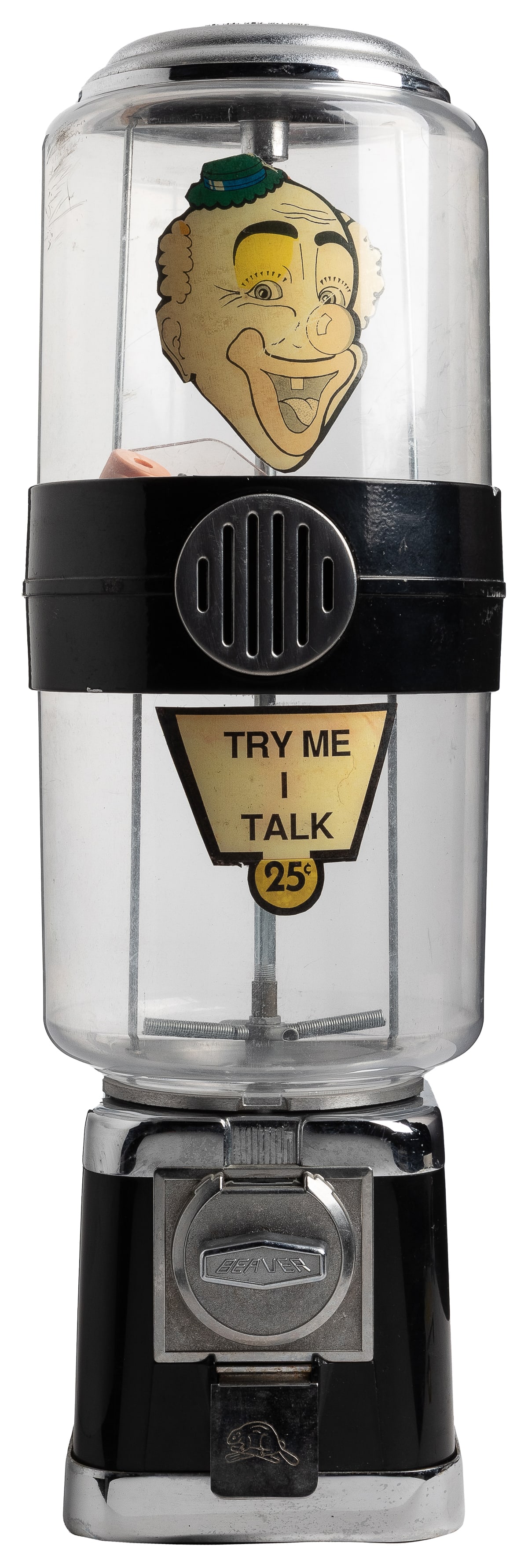 Ken McPhail 25 Cent “Talking Vendor” Machine. 1981 (patent ... (1 of 3)