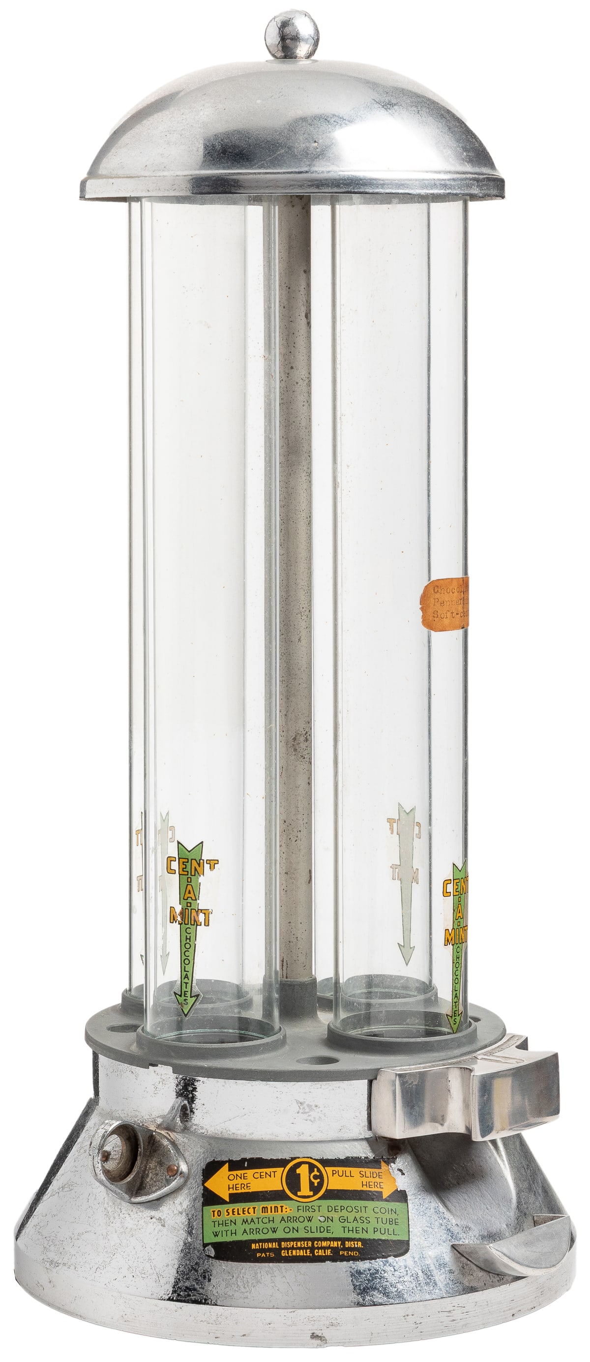 National Dispenser Four-Way “Cent-A-Mint” Machine. National... (1 of 1)