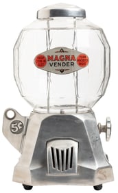 National Mfg. 5 Cent Magna Vender Machine. National Mfg. Co...
