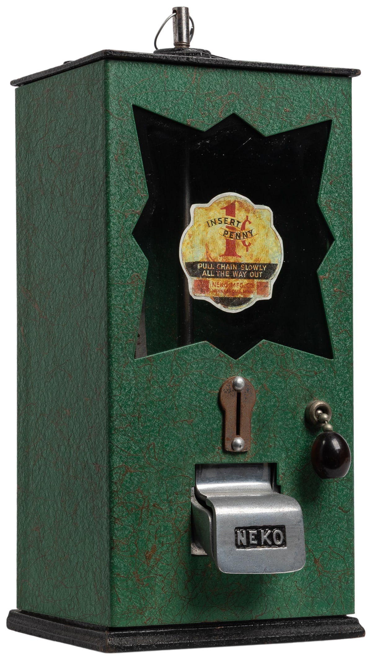 Neko 1 Cent Bulk Vendor. Neko, ca. 1930s. Cast iron base an... (1 of 1)