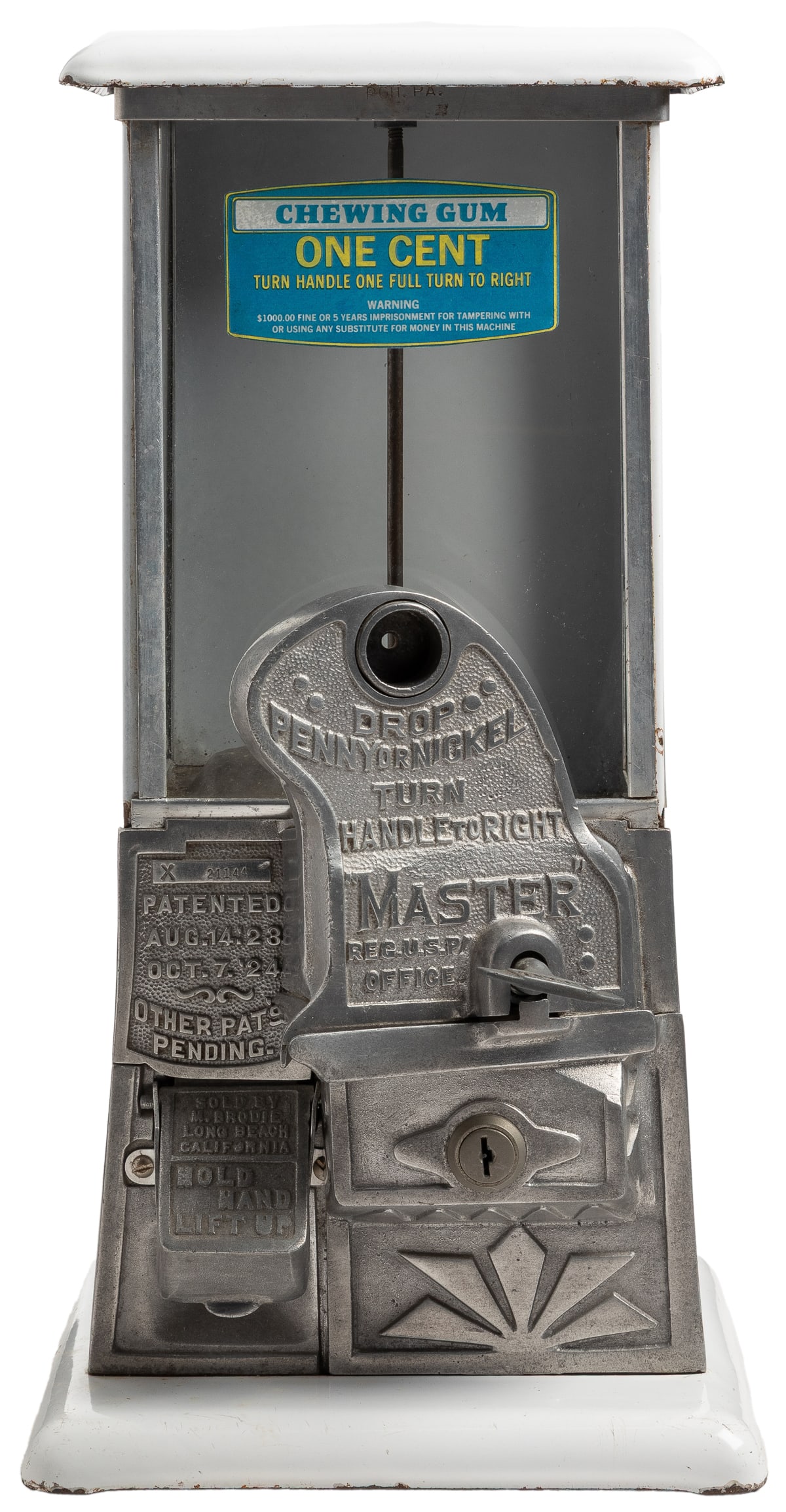 Norris “The Master” No. 2 One or Five Cent Gooseneck Vendin... (1 of 2)