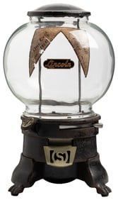 Simpson 1 Cent Lincoln Gumball Machine. R.D. Simpson Co. Or...