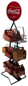 Coca-Cola “Take Home a Carton” Six Pack Bottle Display Rack...