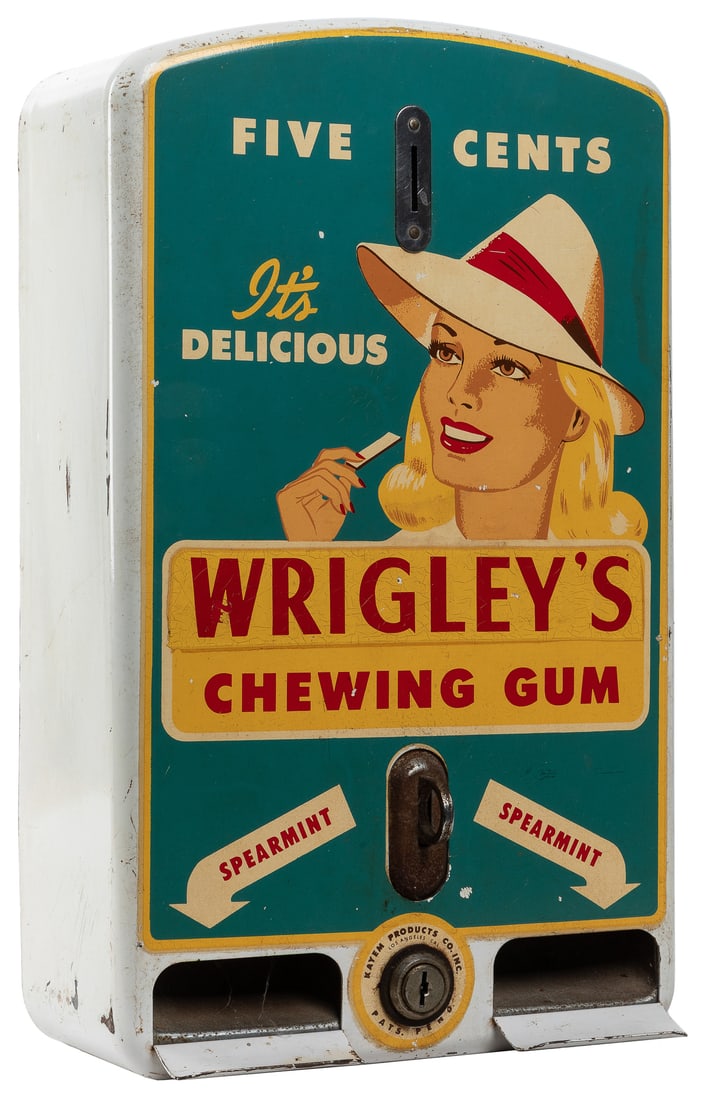 Kayem Products Wrigley’s Gum Five Cent Dispenser. Los Angel... (1 of 1)