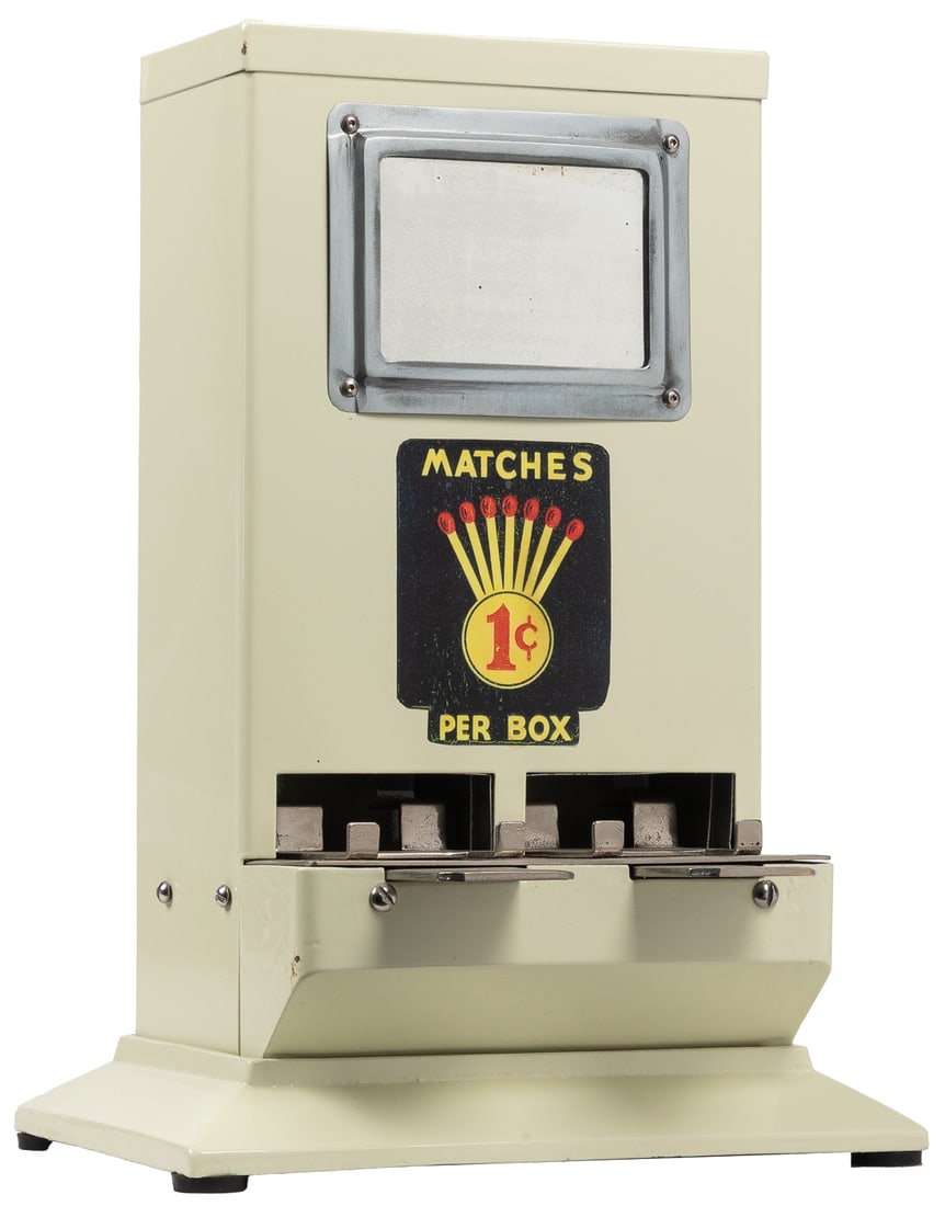 Griswold “Evernice” Duplex 1 Cent Match Vendor. Countertop ... (1 of 1)