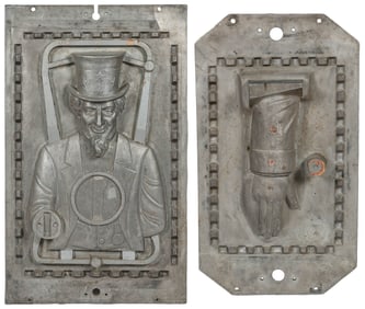 Shake Hands with Uncle Sam Arcade Mold. Metal mold used to ...