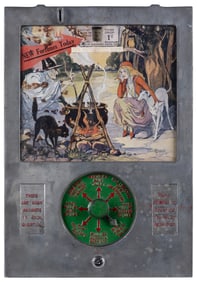 Watling Wall-Mount 1 Cent Fortune Teller. Circa 1920s. Coin...