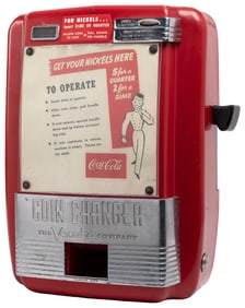 Vendo Coin Changer Wall Mount Machine. Vendo Company, ca. 1...