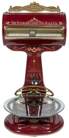 Standard Computing Scale Co. Barrel Scale. Cast iron and br...