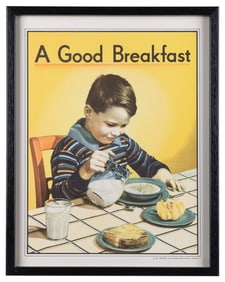 Pair of Food-Related Propaganda Posters. Including: Can All...