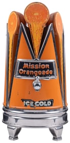 Mission Orangeade Syrup Dispenser. Mission Dry Corp. Counte...