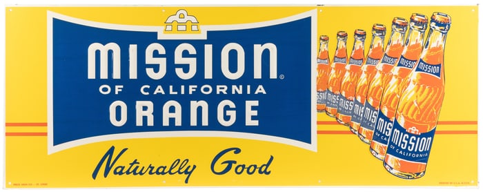 Mission of California Orange “Naturally Good” Embossed Tin ...