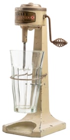 Kraft Malted Milk Mechanical Mixer. Metal mixer with hand c...