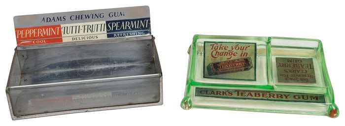 Two Chewing Gum Counter Displays. Including an Adams Chewin...