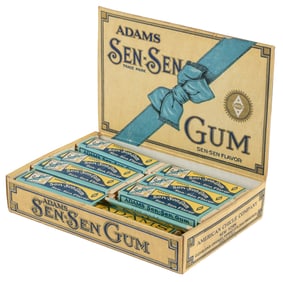 Adams Sen-Sen Gum in Original Box. New York: American Chicl...