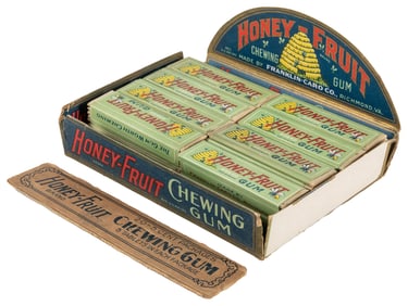 Honey-Fruit Chewing Gum in Original Box. Richmond: Franklin...