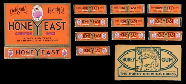 Honeyeast Chewing Gum Lot. Toronto: Orbit Gum Co., ca. 1920...