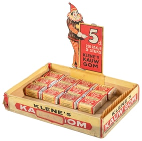 Klene’s Kauw Gom (Chewing Gum) in Original Box. Amsterdam: ...