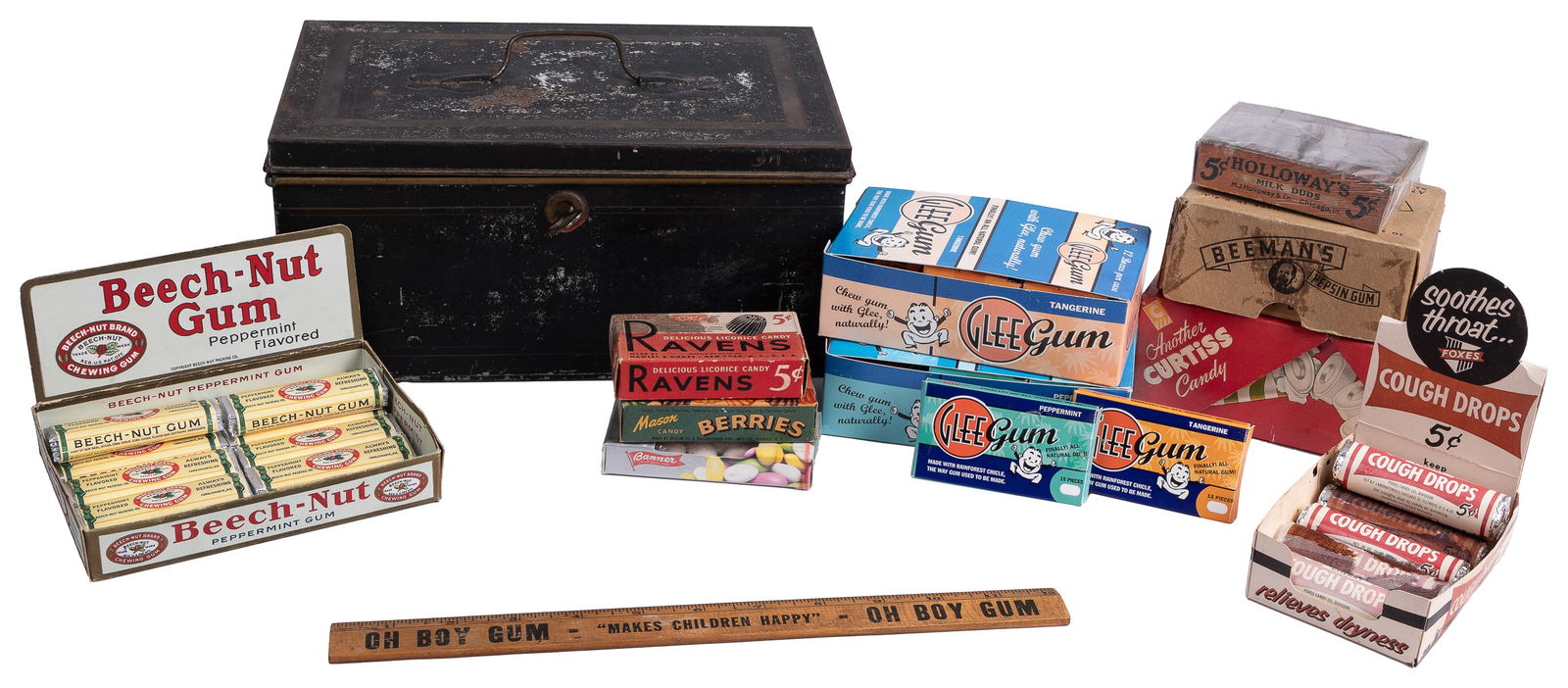 Group of 12 Gum, Candy, and Cough Drop Related Items. Inclu... (1 of 1)