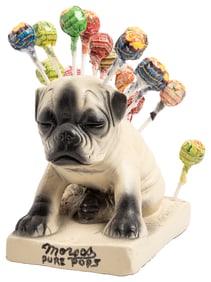 Morse’s Pure Pops Chalkware Display. 20th century. Featurin...