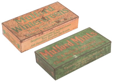 Pair of H.K. Mulford Company Chemists Mint Tins. Philadelph...