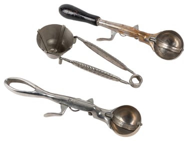 Group of Three Kingery Ice Cream Scoops. Including Kingery ...