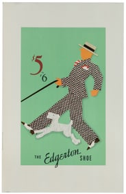 Group of Four “The Edgerton Shoe / $5 to $6” Paper Advertis...