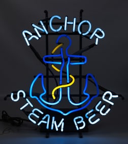 Anchor Steam Beer Neon Sign. Harbor City, CA: Everbrite Ele...