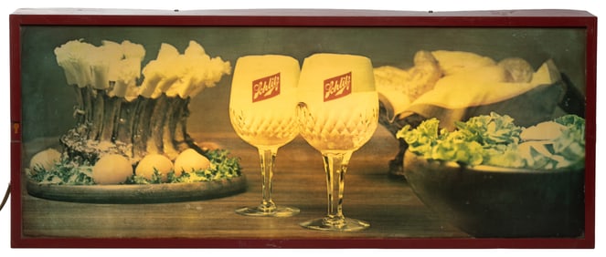Schlitz Beer Light Up Advertising Sign. Milwaukee, WI: Jos....